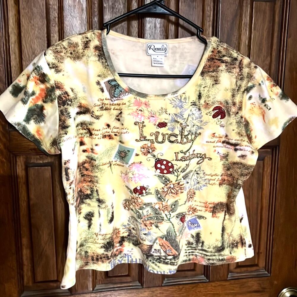 Rochelle 100% Cotton Shirt women's Medium
